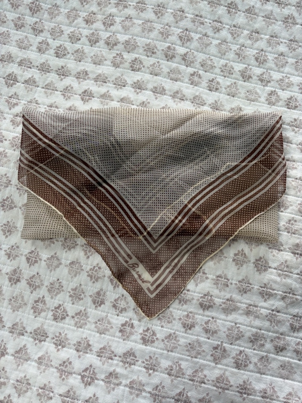 Burmel Polka Dot Silk Scarf